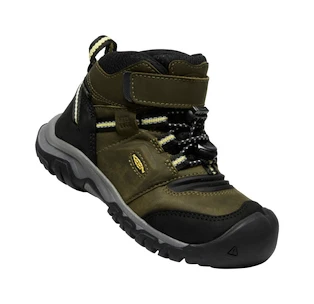 Baby im Freien Keen Ridge Flex Mid Wp Dark Olive/Dusky Citron  US 12 (Kid)