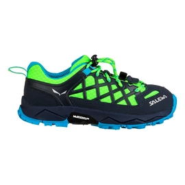 Baby im Freien Salewa  Wildfire Ombre Blue/Fluo Green