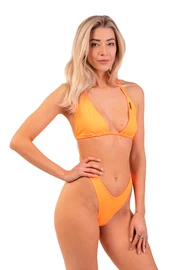 Badehose Nebbia Classic Triangle Bikini Top 451 Orange Neon