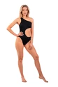 Badehose Nebbia  One Shoulder Asymmetrical Monokini 459 Black