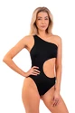 Badehose Nebbia  One Shoulder Asymmetrical Monokini 459 Black