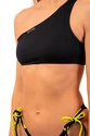 Badehose Nebbia  One Shoulder Bandeau Bikini Top 448 Black