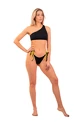 Badehose Nebbia  One Shoulder Bandeau Bikini Top 448 Black