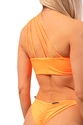 Badehose Nebbia  One Shoulder Bandeau Bikini Top 449 Orange Neon