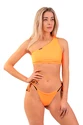 Badehose Nebbia  One Shoulder Bandeau Bikini Top 449 Orange Neon