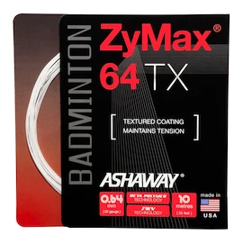 Badmintonsaite Ashaway Zymax 64 TX White Set