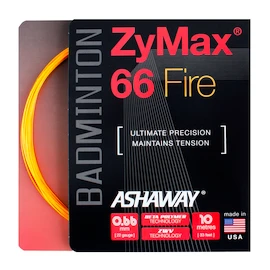 Badmintonsaite Ashaway Zymax 66 Fire Orange Set