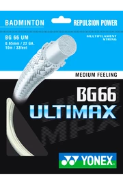 Badmintonsaite Yonex BG 66 Ultimax White (0.65 mm)