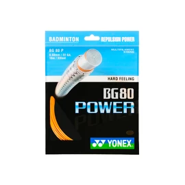 Badmintonsaite Yonex BG 80 Power Orange (0.68 mm)