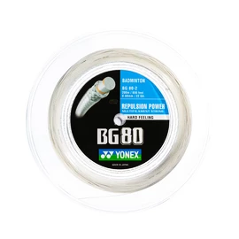 Badmintonsaite Yonex Micron BG80 (0.68 mm) - 200 m