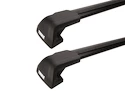 Dachträger Thule Edge Black Fiat Panda 4X4 5-T Hatchback Bündige Schienen 12-24