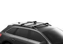Dachträger Thule Edge Black Jeep Grand Cherokee (WH/WK) 5-T SUV Dachreling 05-10