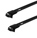 Dachträger Thule Edge Black Jeep Grand Cherokee (WH/WK) 5-T SUV Dachreling 05-10
