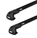 Dachträger Thule Edge Black Land Rover Defender 90/110/130 5-T SUV T-Profil 20+