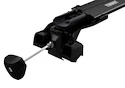 Dachträger Thule Edge Black Nissan Almera 3-T Hatchback Normales Dach 18-22