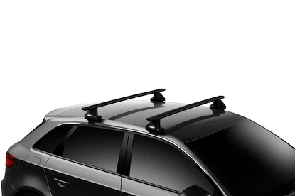 Dachträger Thule mit EVO WingBar Black Alfa Romeo Giulia 4-T Sedan Normales Dach 16-24