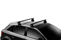 Dachträger Thule mit EVO WingBar Black Alfa Romeo Stelvio 5-T SUV Normales Dach 17-24