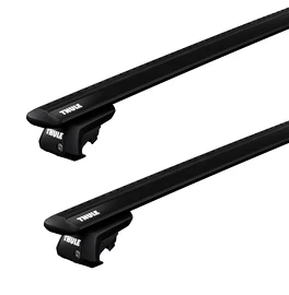 Dachträger Thule mit EVO WingBar Black Fiat Freemont 5-T SUV Dachreling 12-24