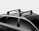 Dachträger Thule mit EVO WingBar Black Ford Fiesta 3-T Hatchback Befestigungspunkte 00-02