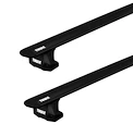 Dachträger Thule mit EVO WingBar Black Ford Transit Connect 4-T Van Befestigungspunkte 14-24