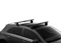 Dachträger Thule mit EVO WingBar Black Jeep Grand Cherokee (WK2) 5-T SUV Befestigungspunkte 11-21