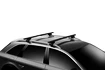 Dachträger Thule mit EVO WingBar Black Jeep Renegade 5-T SUV Dachreling 15-24