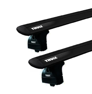 Dachträger Thule mit EVO WingBar Black Mini Cooper 3-T Hatchback Bündige Schienen 14-21