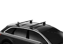 Dachträger Thule mit EVO WingBar Black Vauxhall Astra Sports Tourer (L) 5-T Estate Bündige Schienen 22+