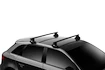 Dachträger Thule mit SquareBar Daewoo Lanos 3-T Hatchback Normales Dach 09-15