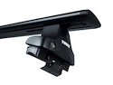 Dachträger Thule mit WingBar Black Fiat Punto Evo 5-T Hatchback Normales Dach 09-12