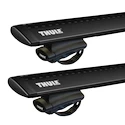 Dachträger Thule mit WingBar Black Jeep Renegade 5-T SUV Dachreling 15+