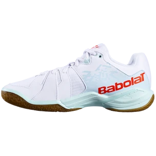 Damen Hallenschuhe Babolat  Shadow Spirit White/Light Blue  EUR 40,5