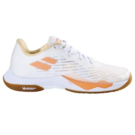 Damen Hallenschuhe Babolat  Shadow Tour 5 Women White/Yellow