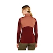 Damen Hoodie Icebreaker Merino 400 RealFleece Descender LS Z Cedar Wood/Port/Cb