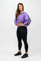 Damen Hoodie Nebbia  Cropped Zip-Up Hoodie purple