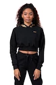 Damen Hoodie Nebbia  Golden Crop hoodie 824 black