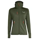 Damen Hoodie Salewa  Agner Hybrid PL/DST W FZ Hdy Dark Olive Melange