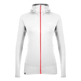 Damen Hoodie Salewa  Light Micro PL White Melange