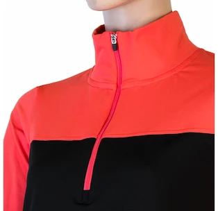 Damen Hoodie Sensor  Coolmax Thermo zip black