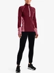 Damen Hoodie Under Armour  ColdGear 1/2 Zip-RED