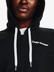 Damen Hoodie Under Armour  Essential Script FZ-BLK