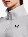 Damen Hoodie Under Armour  Fleece QZ-GRY