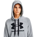 Damen Hoodie Under Armour  Rival Fleece Logo Hoodie grey