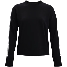 Damen Hoodie Under Armour Rival Terry Taped Crew-BLK