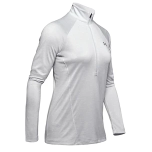 Damen Hoodie Under Armour  Tech 1/2 Zip - Twist grey XS