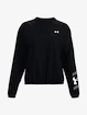 Damen Hoodie Under Armour  Woven Storm Graphic Crew-BLK