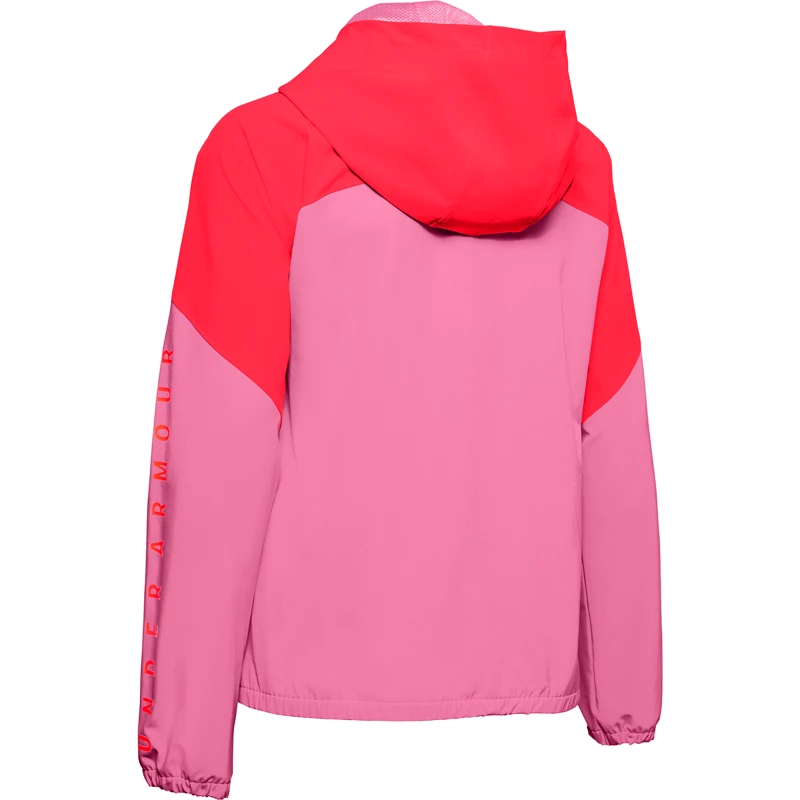 Damen Jacke Under Armour | Sportega Woven Pink/Orange