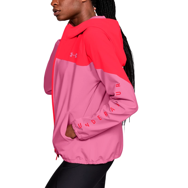 Damen Jacke Woven Pink/Orange | Sportega Armour Under