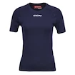 Damen-Kompressionsshirt CCM  SS Training Tee Navy Senior S