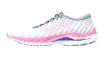 Damen Laufschuhe Mizuno  Wave Inspire 19 Snow White/High-Vis Pink/Purple Punch  UK 5,5